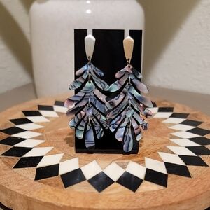 Colorful Leaf Drop Earrings